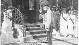 The visit of Kaiser Franz Joseph I of Austria in St. Pölten on June 21, 1910