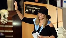 Barbra Streisand receives an honorary PhD