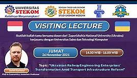 VISITING LECTURE with With Zaporizhzhia National University Day 4
