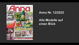 Zeitschrift Anna Nr. 1/2022 - Alle Modelle auf einen Blick