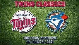1991 ALCS, Game 5: Twins @ Blue Jays