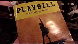 Hamilton Broadway - Orchestra Row L View - Richard Rodgers Theater