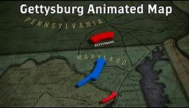 Gettysburg: Animated Battle Map