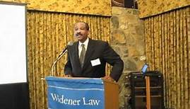 Widener Law Widener Law Alumni Honors: Judge George Overton '86 speaks