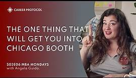 The Secret to Chicago Booth MBA Admission