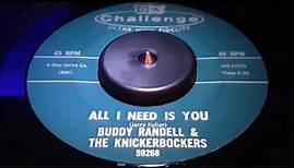 BUDDY RANDELL & THE KNICKERBOCKERS - ALL I NEED IS YOU (1964)