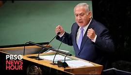 WATCH: Israeli Prime Minister Benjamin Netanyahu addresses the 2023 United Nations General Assembly