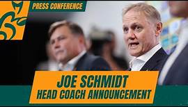 Wallabies Head Coach Announcement - Joe Schmidt