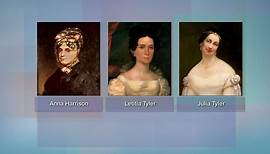 First Ladies-First Ladies Anna Harrison, Letitia Tyler, and Julia Tyler