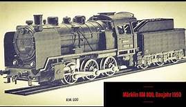 Märklin RM 800, RM 800.1, Baujahr 1950, BR 24. Dampflokomotive mit Schlepptender