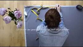 DIY: Vorhang kürzen