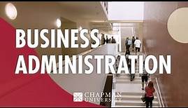 Business Administration at Chapman University