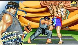 Street Fighter II: Champion Edition - Ryu (Arcade / 1992) 4K 60FPS