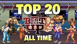 TOP 20 The Best 👊 BEAT'EM UP 👊 Games all time