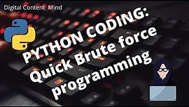 Basic Brute Force Python Programming