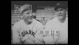 1923 Emil and Bob Meusel New York Giants Yankees Baseball Brothers