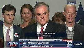 Campaign 2014-Senator Mark Pryor Concession Speech