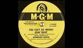 Barbara Ruick - You Can't Do Wrong Doin' Right (1953)
