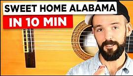 Gitarre lernen für Anfänger - Sweet Home Alabama - einfach erklärt
