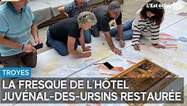 Ils ravivent la fresque de l’hôtel Juvénal-des-Ursins