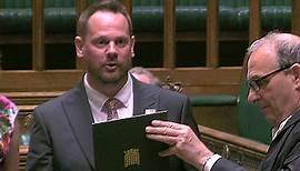 New MPs Simon Lightwood and Richard Foord are sworn into the Commons