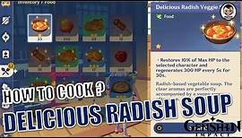 Make a Delicious Radish Veggie Soup (0/1) | Lucky Find | Genshin Impact