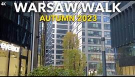 🚶🏻‍♀️WALKING in WARSAW I 10/2023 I SKYSCRAPERS and NEW CONSTRUCTIONS I Poland I 1 hour long I 4K