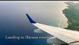 Arriving to Jose Marti international airport hav/muha Havana, Cuba