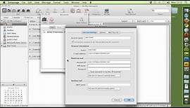 Setup Email in Mac Entourage