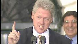 President Clinton at '96 Victory Celebration (1996)