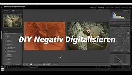 Negative Digitalisieren durch Abfotografieren - DIY Adobe Lightroom