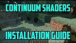Minecraft Continuum Shaders Installation Guide