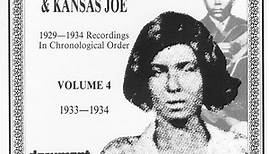 Memphis Minnie & Kansas Joe - 1929-1934 Recordings In Chronological Order: Volume 4 (1933-1934)