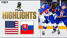 Slovakia vs USA FULL HIGHLIGHTS - 2024 World Juniors