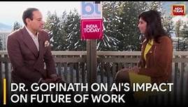 IMF's Gita Gopinath Discusses Generative AIs Impact On Jobs At WEF Davos With India Today