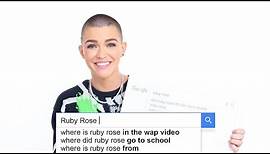 Ruby Rose Answers the Web's Most Searched Questions | WIRED