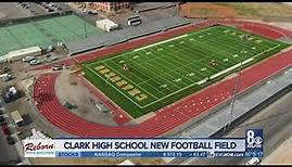 Ed W. Clark High School to celebrate new football field