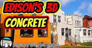 Edison printed 3D concrete houses 100 years ago. This is how he did it.