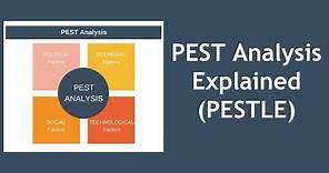 PEST Analysis (PESTLE) Explained with Example