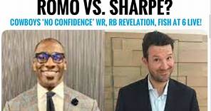#Cowboys Fish at 6 LIVE! Romo vs. Sharpe, WR 'No Confidence,' RB Reveal