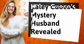 Who is Kaley Cuoco's husband?