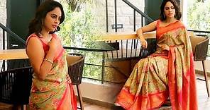 Actress Nandita Swetha Saree Photoshoot Video | Nandita Swetha Latest Video | Daily Culture