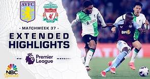 Aston Villa v. Liverpool | PREMIER LEAGUE HIGHLIGHTS | 5/13/2024 | NBC Sports