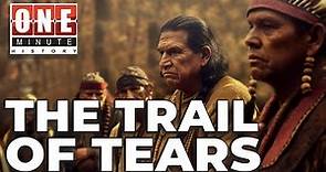 The Trail of Tears - One Minute History