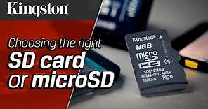 Best SD Card or microSD Card For Your Device - Kingston Technology