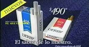 Comercial Cigarrillos Derby 1998