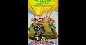 The OZ Kids Toto, Lost In New York on VHS (1996)