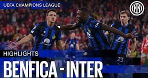 WHAT A COMEBACK 🤯🖤💙 | BENFICA 3-3 INTER | HIGHLIGHTS | UEFA CHAMPIONS LEAGUE 23/24 ⚽⚫🔵