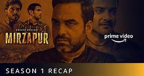 Mirzapur Season 1 Recap | Pankaj Tripathi, Ali Fazal, Divyenndu, Vikrant Massey | Amazon Original