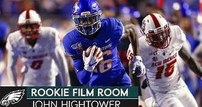 Breaking Down John Hightower's Speed, Route Running, & More | Eagles Rookie Film Room